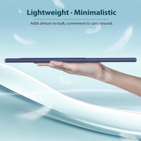 Magnetische hoes voor Remarkable Paper PRO 11,8 inch - Blauw, lichtgewicht en met automatische wekkerfunctie — afbeelding 5