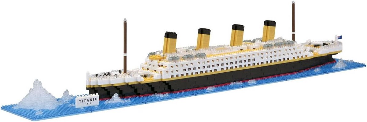 3D Puzzel Titanic met Micro Bouwstenen