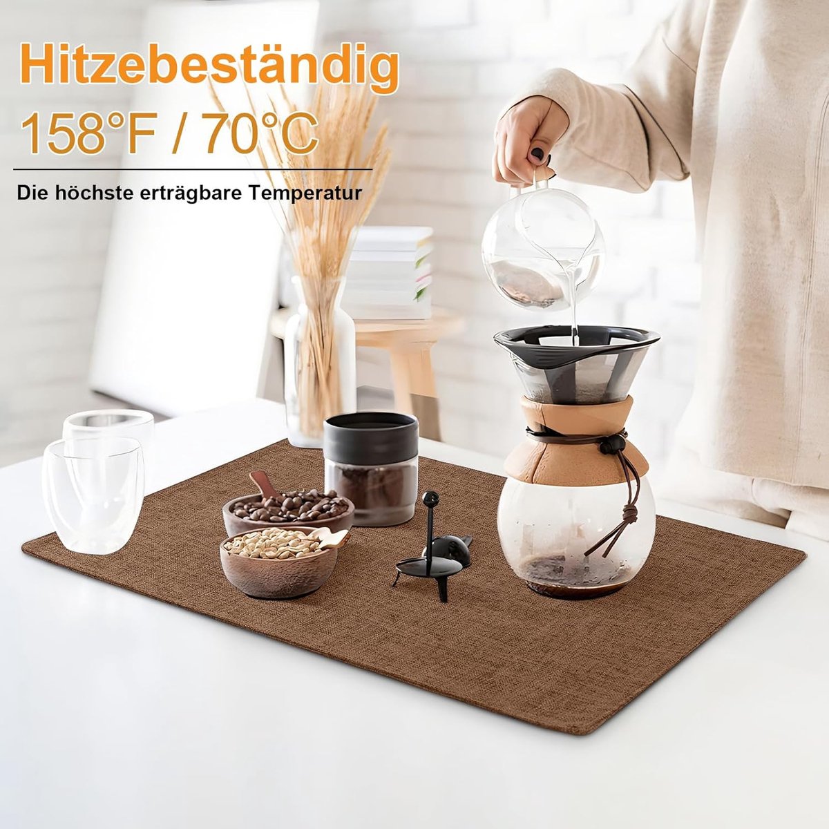 Wasbare Linnen Tafelkleden - Hittebestendig, Antislip en Dubbelzijdig