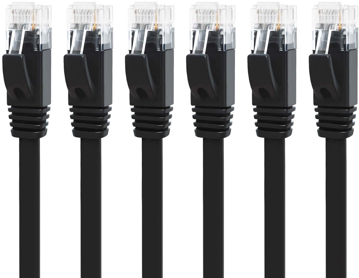 Cat6 Ethernet Kabel 3 Meter – Hoge Snelheid LAN Kabels RJ45 – UTP Netwerk Kabel Buiten 1000Mbit/s 250MHz