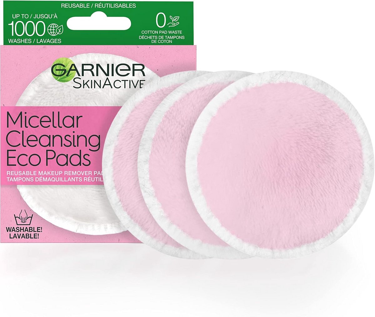 Herbruikbare Microfiber Make-up Removal Pads - Ultra Zacht, 3 Stuks