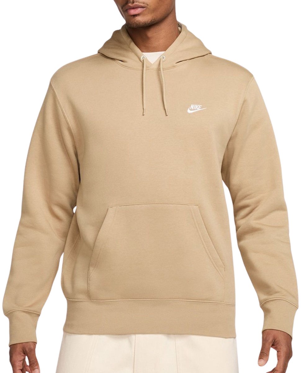Nike Club Hoodie Heren Beige