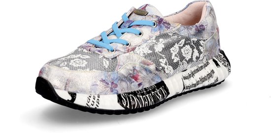 Laura Vita dames sneaker blauw multi