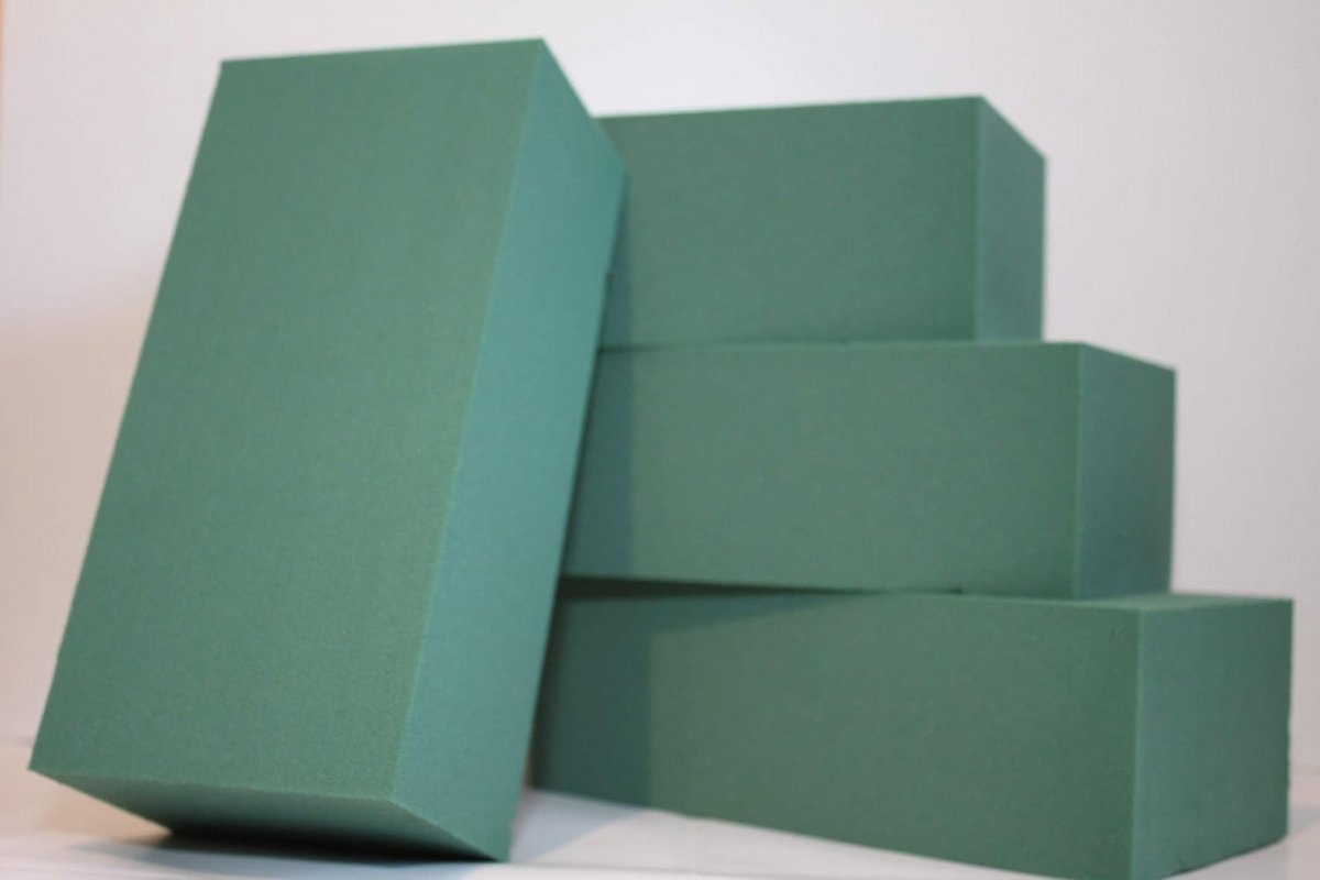 Steekschuim Versbakjes voor Bloemen - 10 Stuks - 23 x 11 x 8 cm