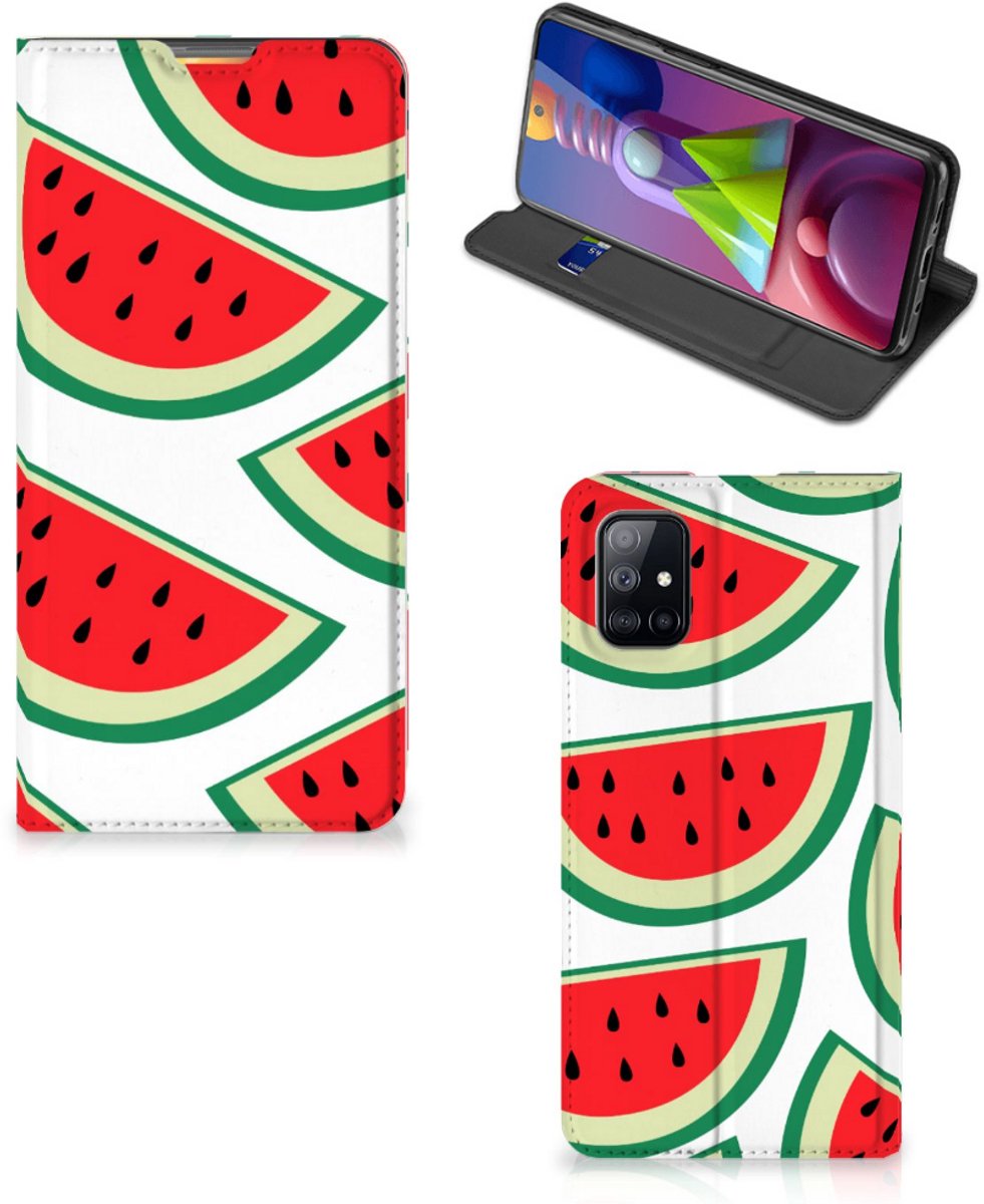 Samsung Galaxy M51 Flip Style Cover Watermelons