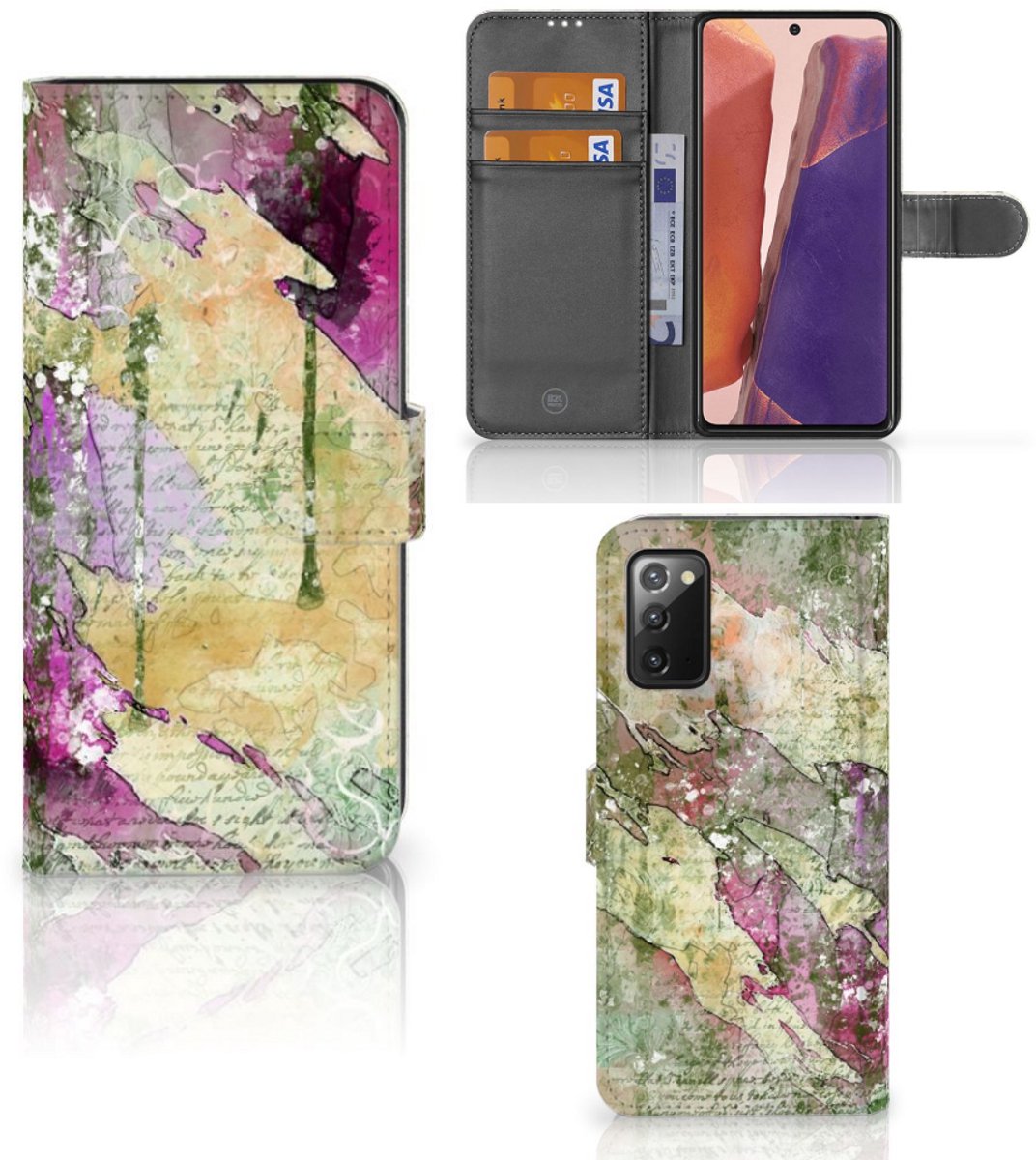 Hoesje Samsung Galaxy Note 20 Letter Painting