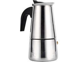 Draagbare RVS Moka Pot voor Italiaanse Espresso - 2/4/6/9 Kopjes