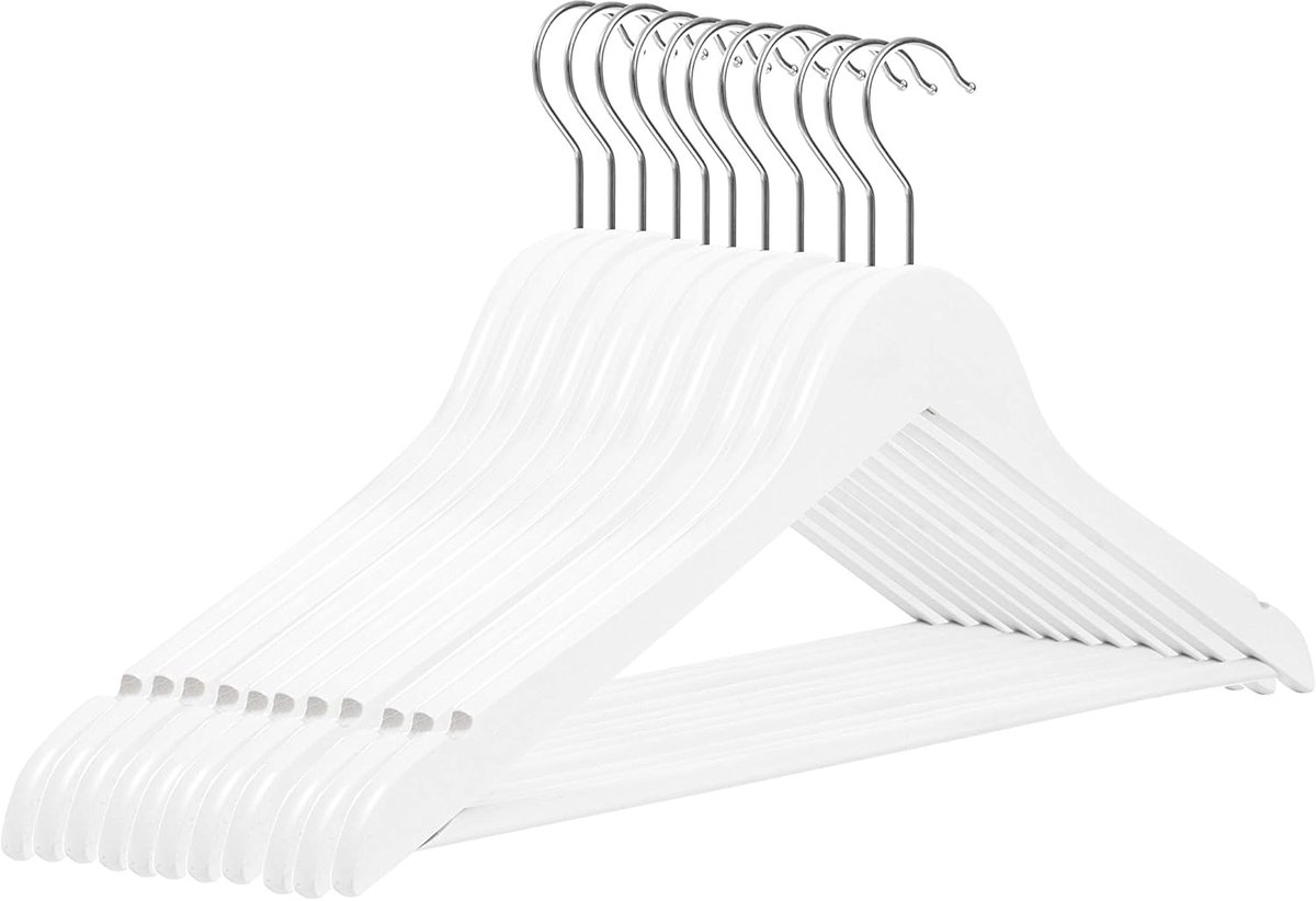 Houten Kinder Kleerhangers - 25 Stuks - Ruimtebesparend en Flexibel