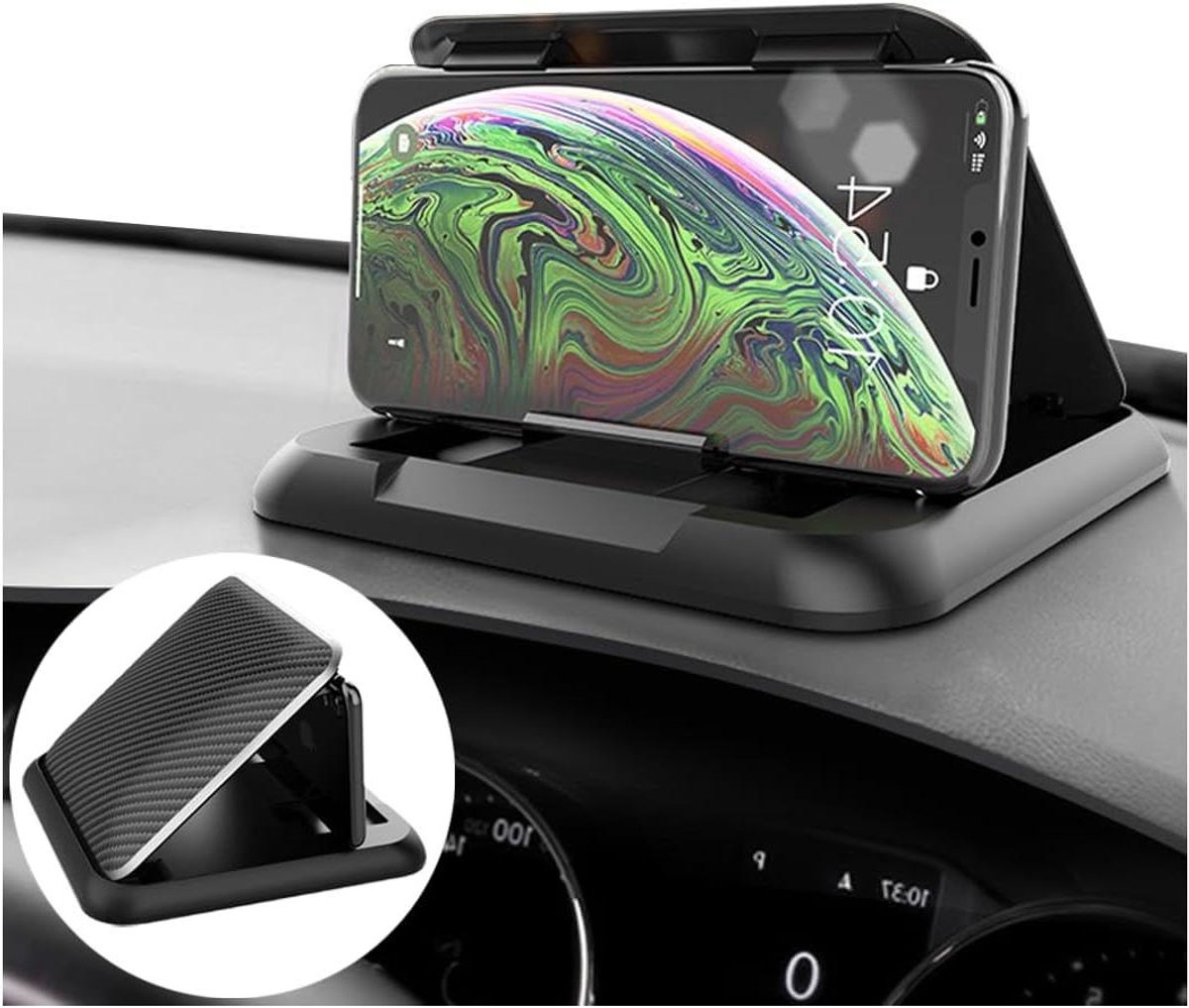 Multifunctionele antislip autodashboardhouder voor mobiele telefoon, sleutels en meer