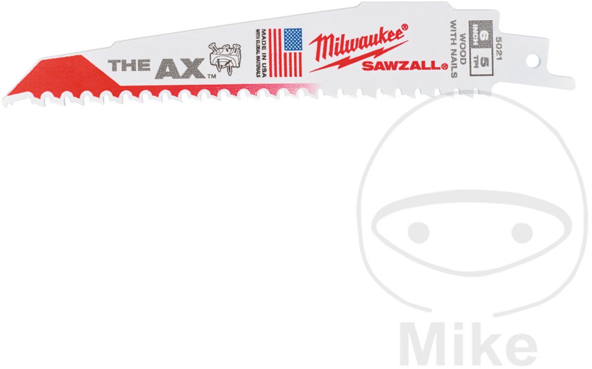 Lame de scie sabre 150X5 mm Pour le bois VE5