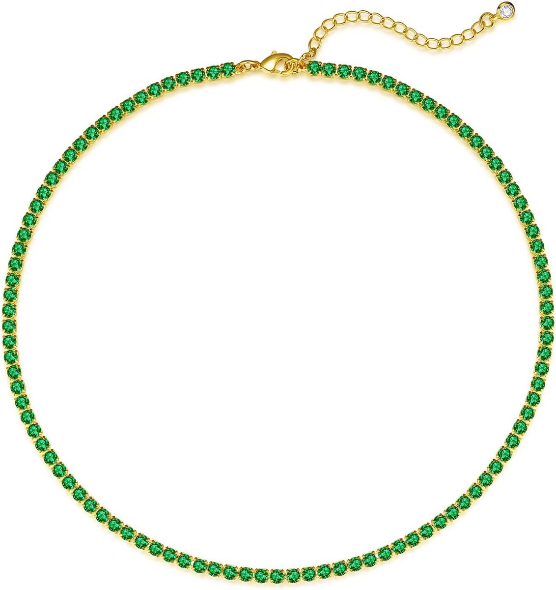 Ronde massief gouden slangenketting voor dames en heren, 1,5 mm breed, 35,6 of 40,6 cm lang, flexibel sieraad met karabijnsluiting