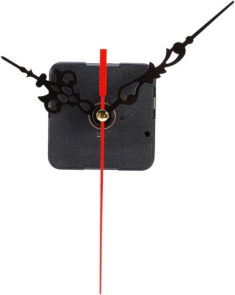 Stille Klok Reparatieset met Lange Schacht en Wijzers voor DIY Uurwerk Vervangen