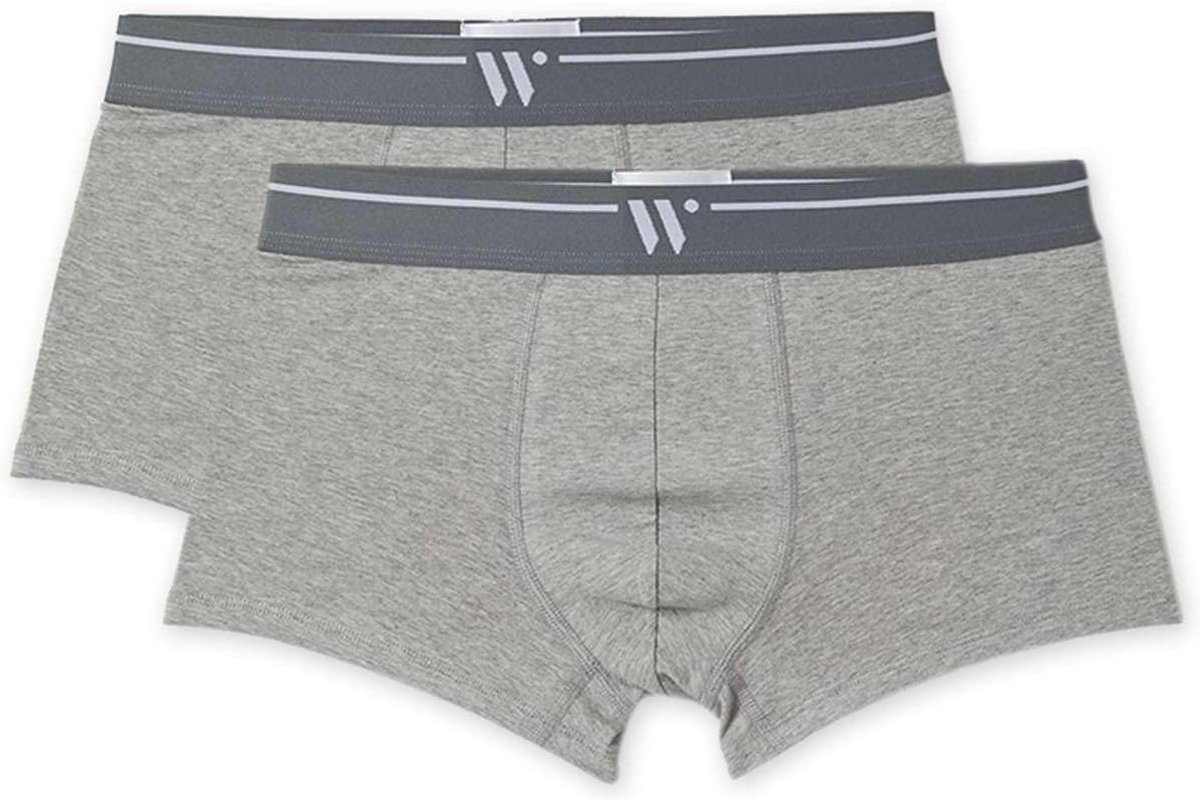 Herenboxers Katoen - Set van 2 Stuks Met Elastische Tailleband