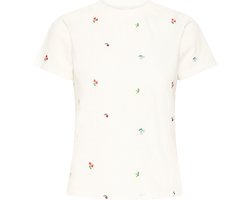 Ichi IHOLYA SS7 Dames T-shirt - CLOUD DANCER / MULTI