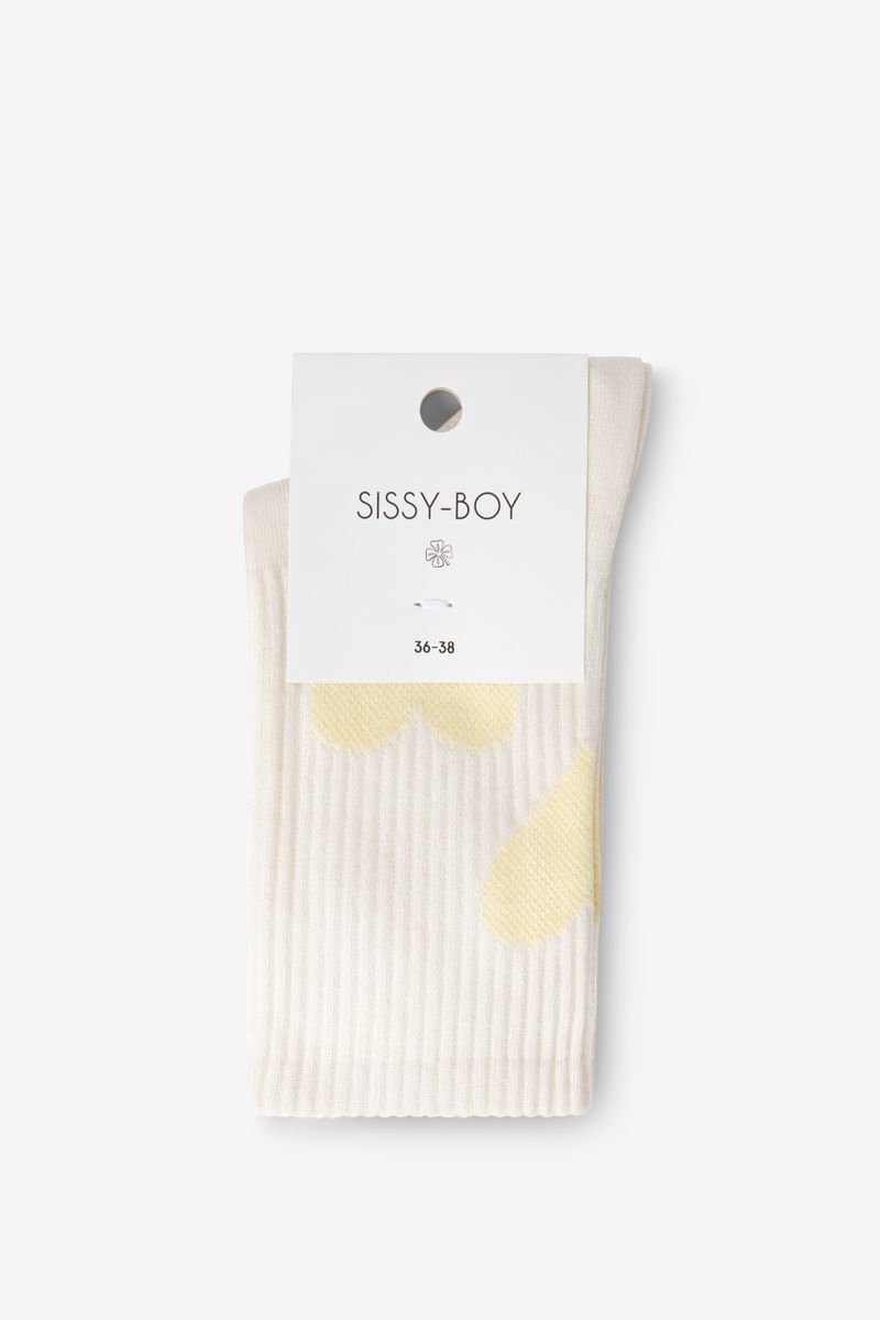 Sissy-Boy - Witte sokken met hartjes