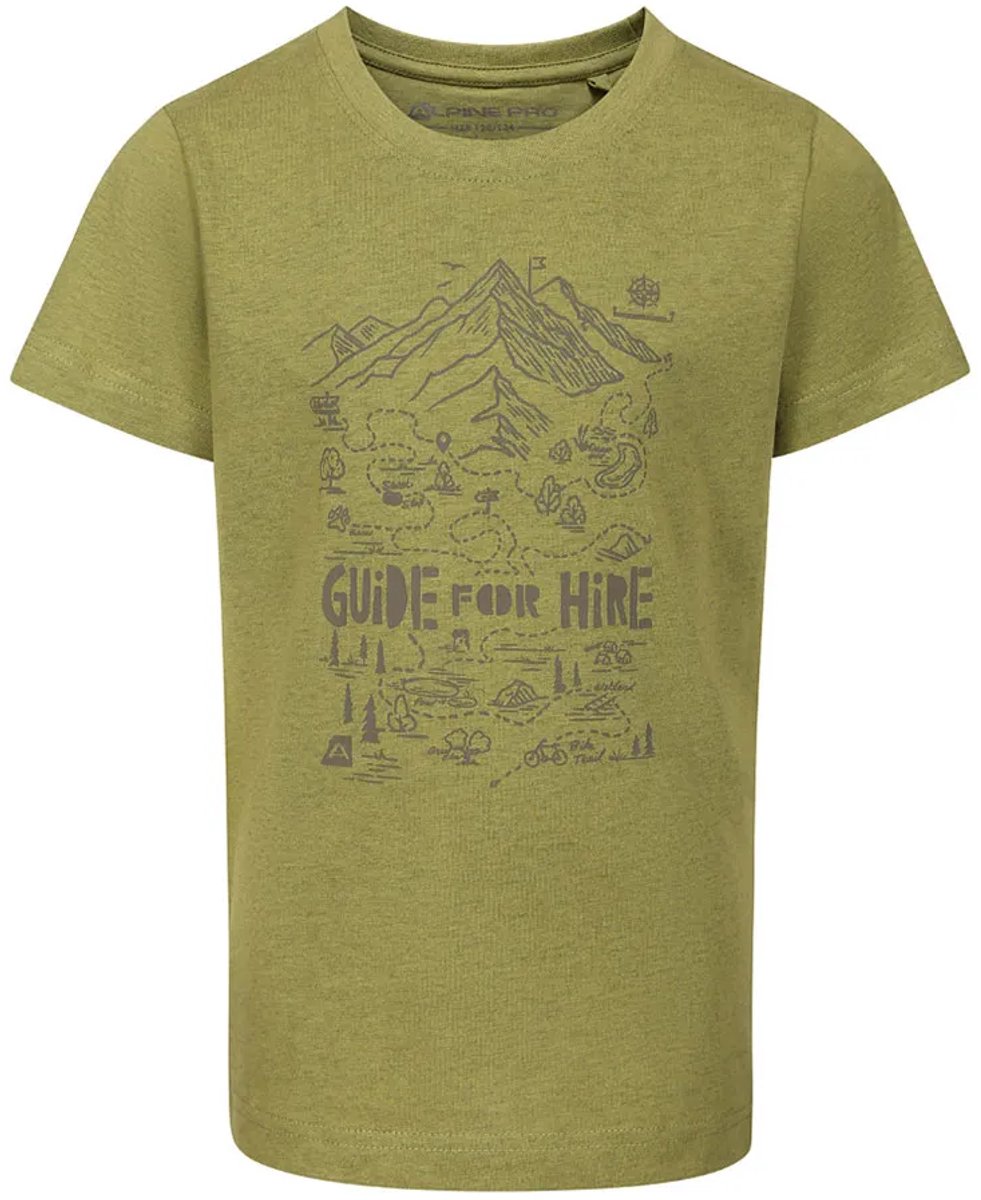 Alpine Pro Nogero T-shirt Met Korte Mouwen 104-110 cm Jongen Groen