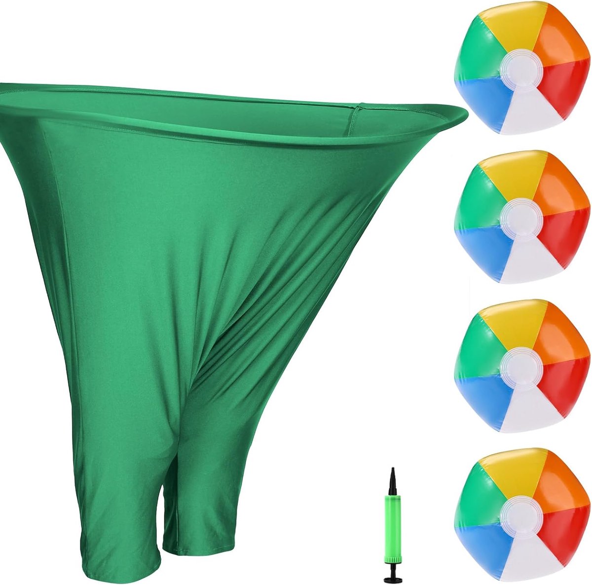 Tuinspel Set - Broek Toss - Buiten Spelen - Compleet met Pomp - 110 x 83 cm - Groen