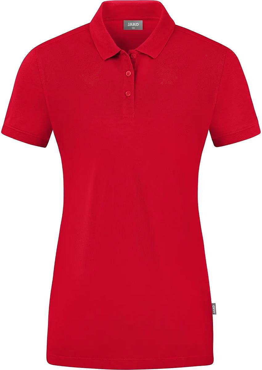 Jako Doubletex Polo Dames - Rood | Maat: 42
