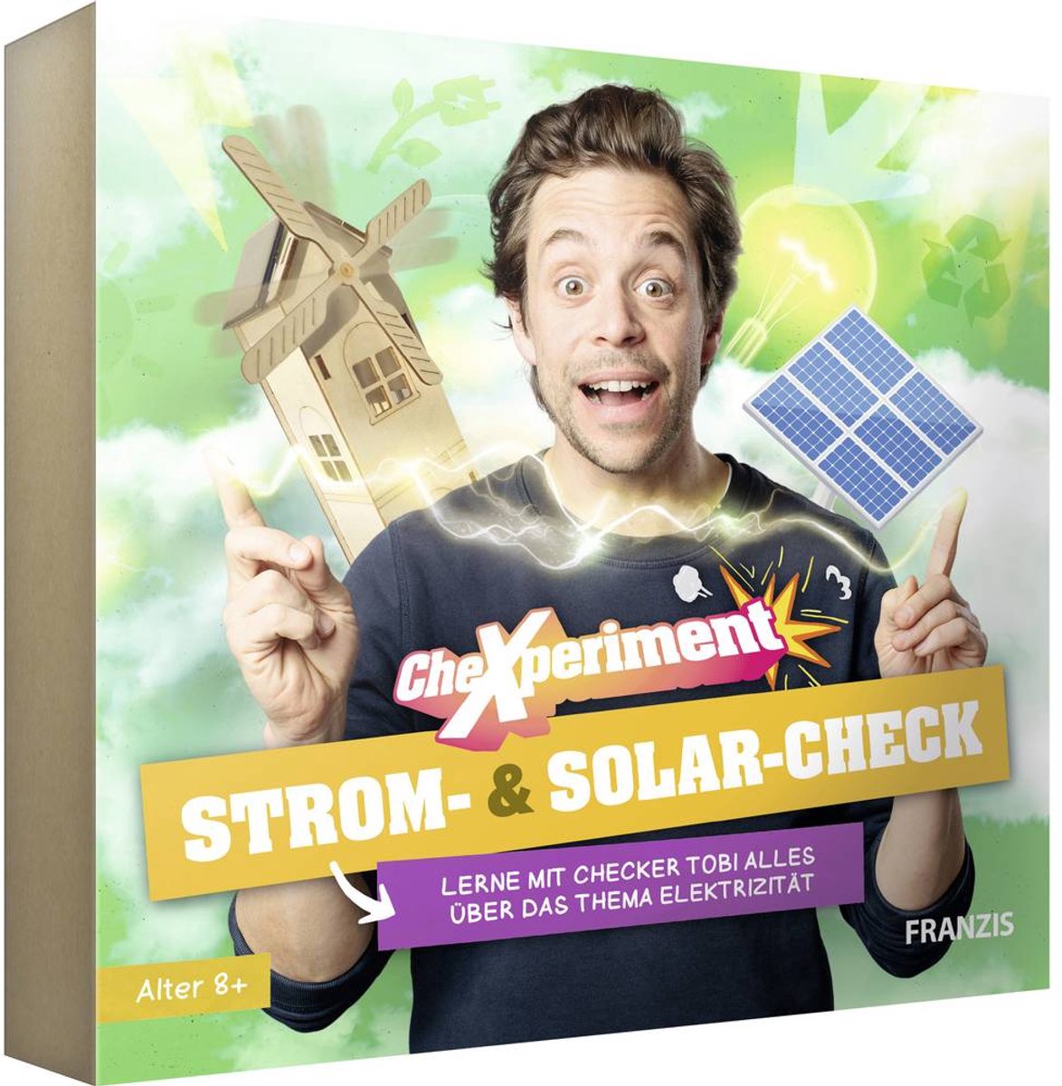 FRANZIS 67268 Elektrische circuits, Natuurkunde, Leren & scholen, Hernieuwbare energie, Elektronica Experimenteerbox Va