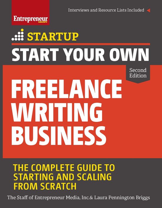 Startup- Start Your Own Freelance Writing Business - cover