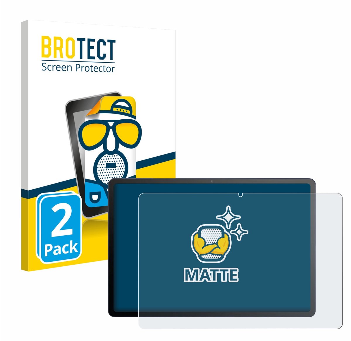 BROTECT - Screenprotector voor TCL Tab A1 Plus - Folie Beschermfolie matte 2 Stuks