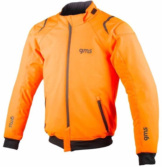 gms Falcon Neon Oranje Textiele Motorjas - Maat L - Jas