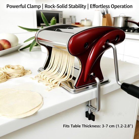Pasta Machine - Pasta Maker - Pasta Tool - deeg verwerking systeem van Merkloos — afbeelding 3