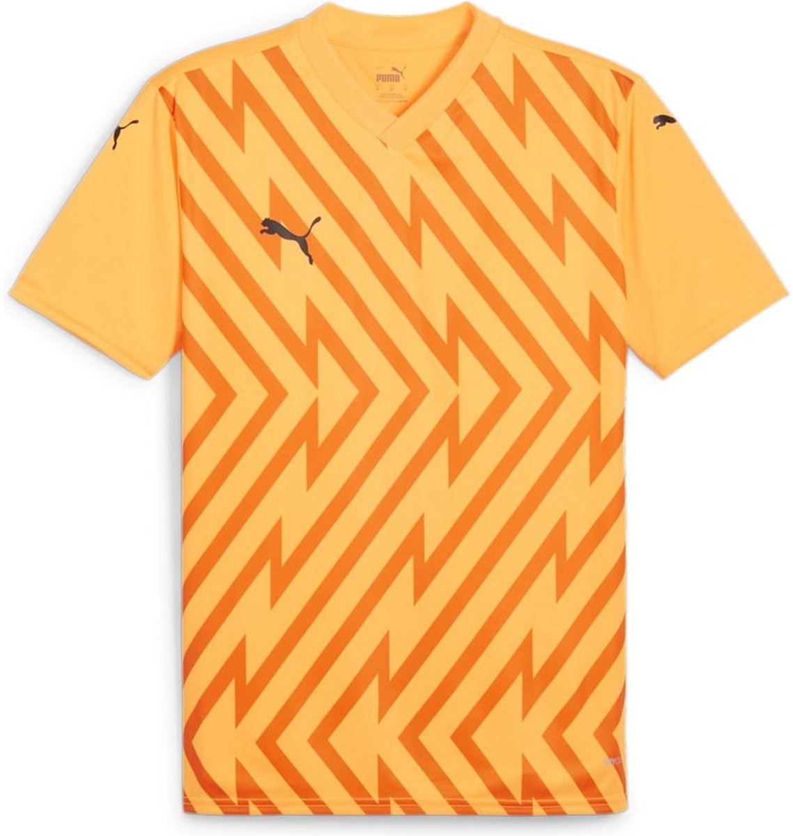 Puma Teamglory Shirt Korte Mouw Heren - Geel | Maat: L