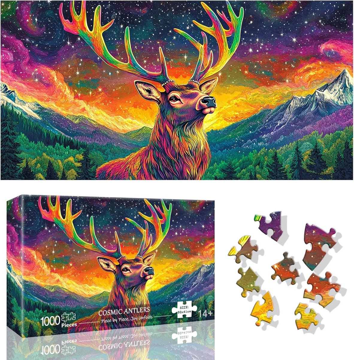 Landschap Puzzel - 1000 Stukjes - Ontspanning - Gedetailleerd Design - 80 x 40 cm