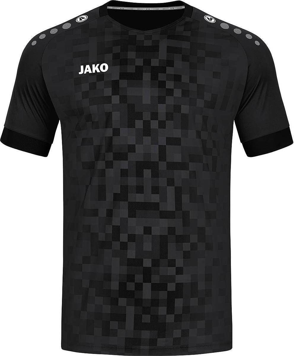 JAKO Shirt Pixel Korte Mouwen Zwart Maat L