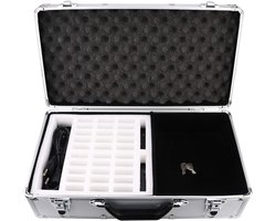 Oplaadkoffer - Laadstation - Tour Gids Systeem - 32 Sleuven - 3.58 kg - Zilver