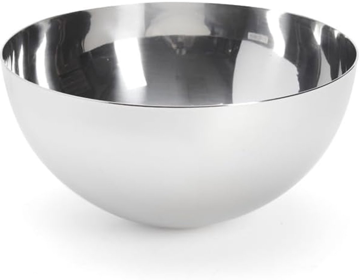 Halfronde Bakvorm - Cupcake Vorm - Taarten Bakken - Roestvrij Staal - 20 cm Diameter - Zilver