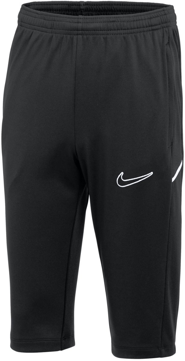 Nike Team Broek Kinderen Dri-FIT Academy 25 3/4 Zwart - Maat L
