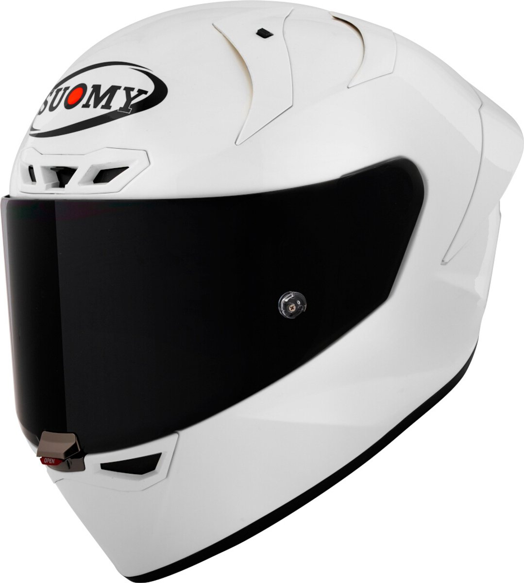 Suomy S1-XR GP Plain FIM E06 Wit Integraalhelm - Helm