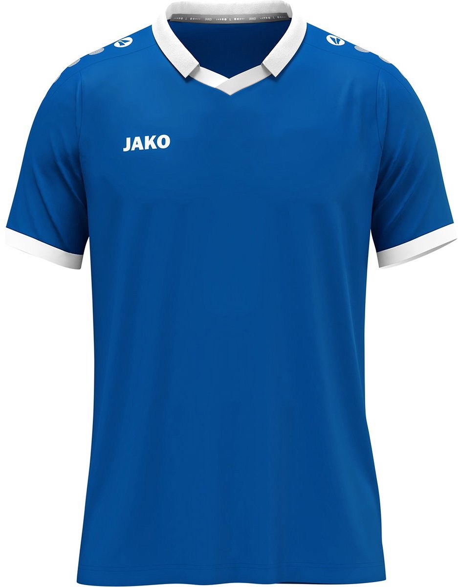 Jako Glory Shirt Korte Mouw Heren - Royal / Wit | Maat: S