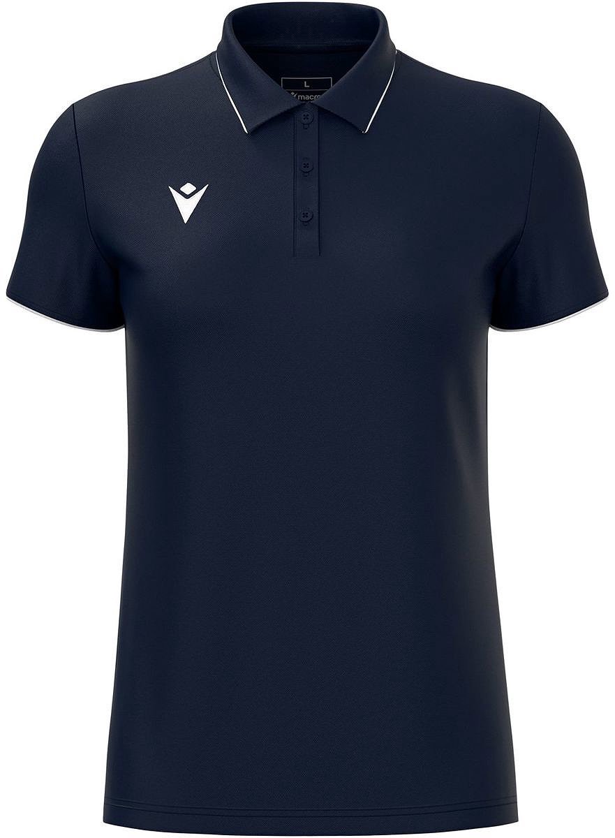 Macron Melody Polo Dames - Marine / Wit | Maat: S