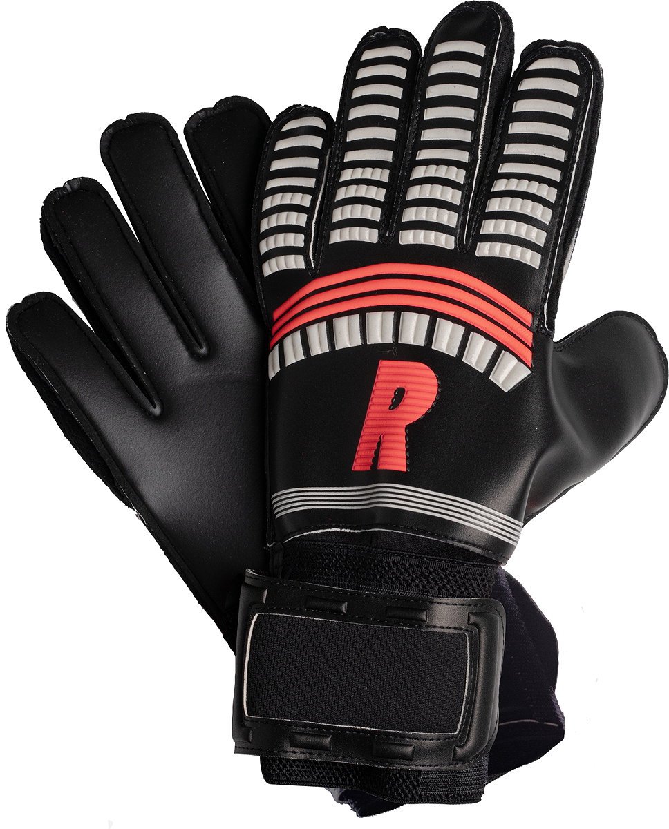 Real Spyder 3.0 Keepershandschoenen Kinderen - Zwart / Wit / Fluorood | Maat: 6,5
