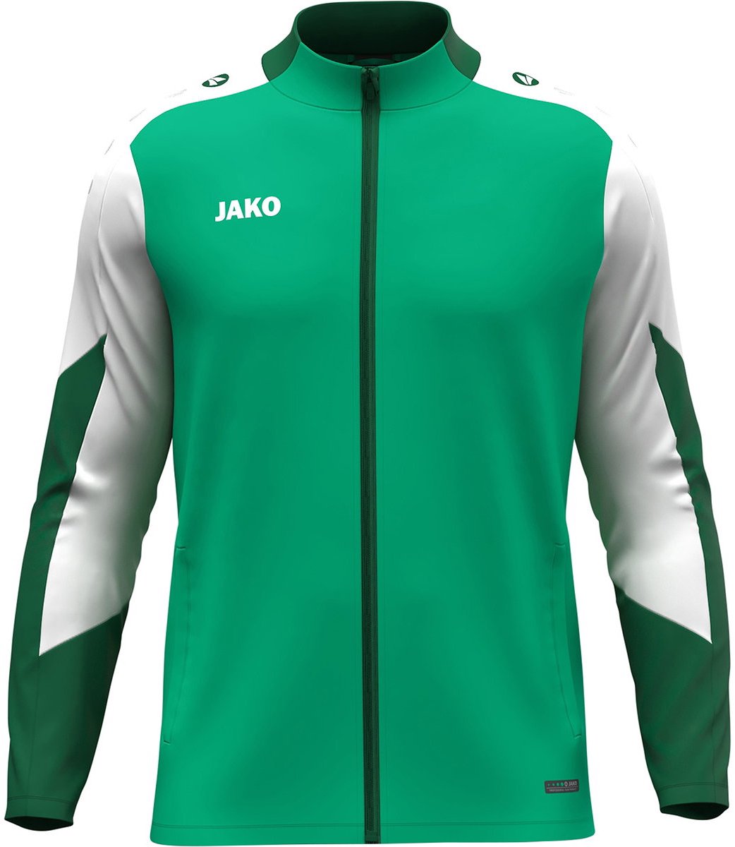 Jako Dynamic Polyestervest Heren - Groen / Wit / Donkergroen | Maat: XXL