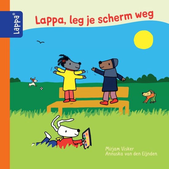 Lappa® meertalige prentenboeken - Lappa, leg je scherm weg - cover