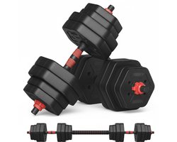 SONGMICS - Dumbells - Dumbells Set - Hexagon Dumbells - 30 kg - Voor Krachttraining
