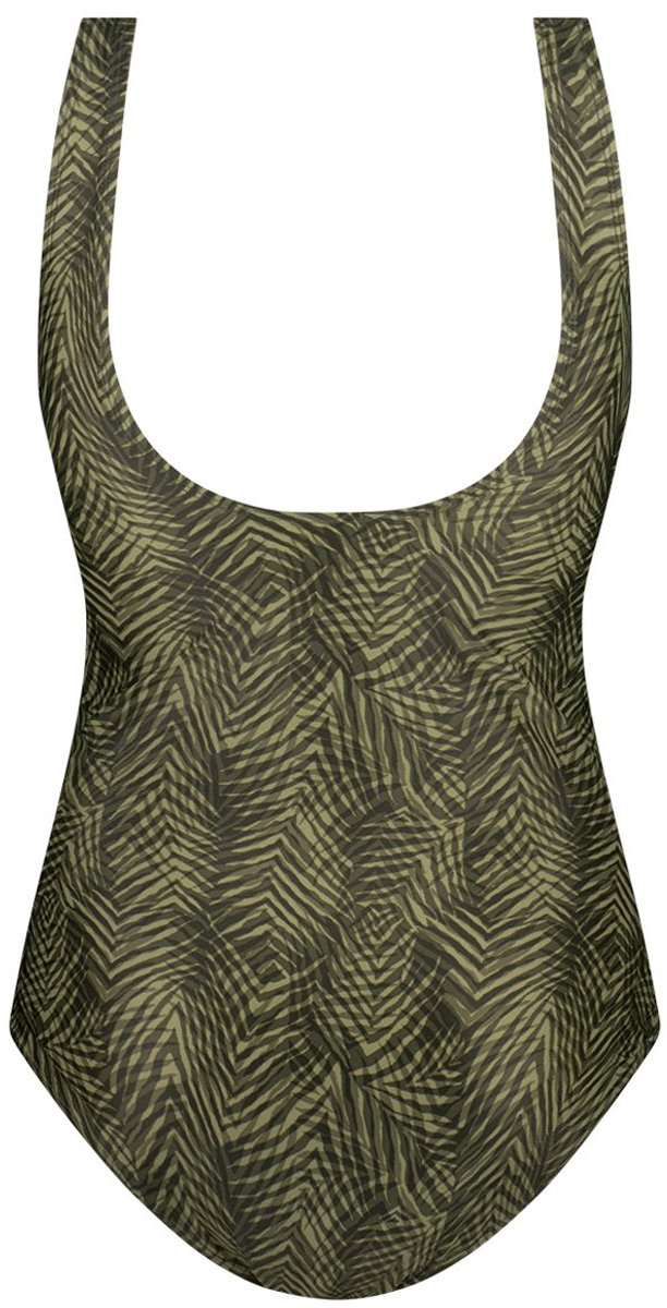 Ten Cate badpak soft cup shape summer leaves grey voor Dames | — afbeelding 5