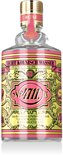 Fles 4711 Eau de Cologne Floral Collection Rose 100 ml in roze en goud.