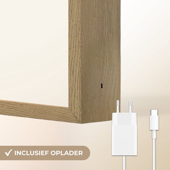 Nachtlampje 40x30 cm - Kinder lamp - Paddenstoel - Konijn - Roze - Tafellamp kinderkamer draadloos - Slaapkamer lampje - Bedlamp kinderen - Kinderlampje - Wandlamp babykamer - Nachtlampjes van OnlyWow — afbeelding 5