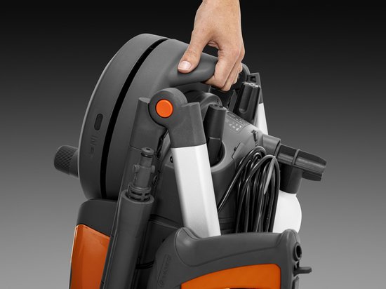 Husqvarna PW 240 Hogedrukreiniger - 140 bar, 465 l/u, 8m UltraFlex Slang, Metalen Pomp, Verstelbare Nozzle & Schuimsproeier van Husqvarna — afbeelding 3