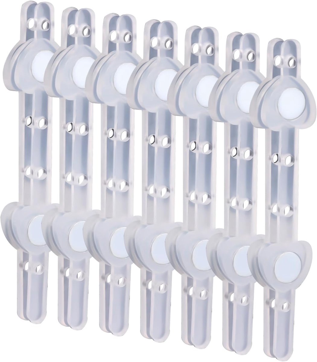 7 Paar Transparente Magneten voor Bloem Corsages Bruiloft Accessoires