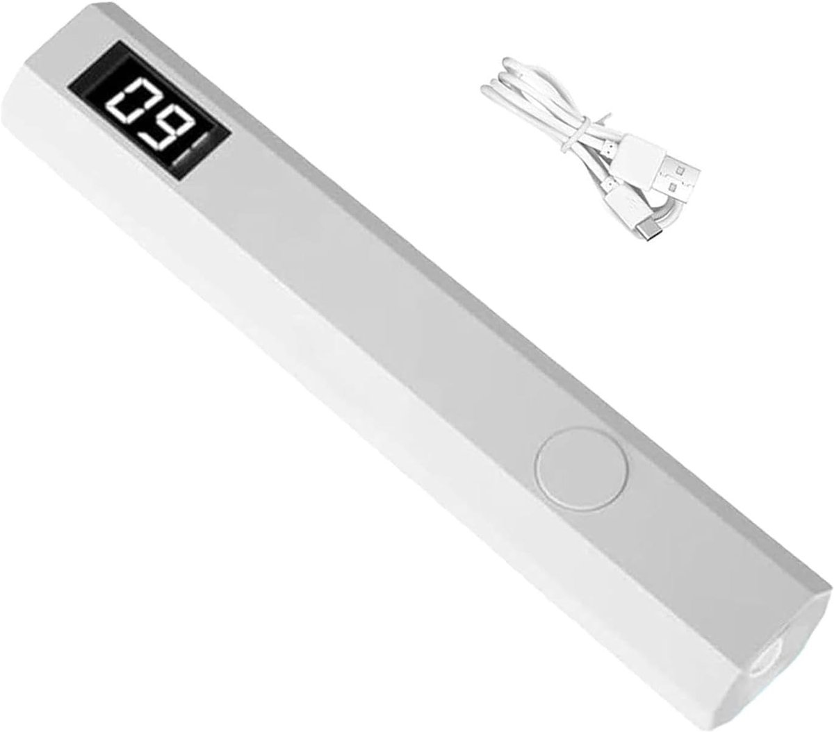 Nagellamp - Nageldroger UV LED - Thuis Gel Nagels - Draagbaar Oplaadbaar - Compact Formaat - Wit