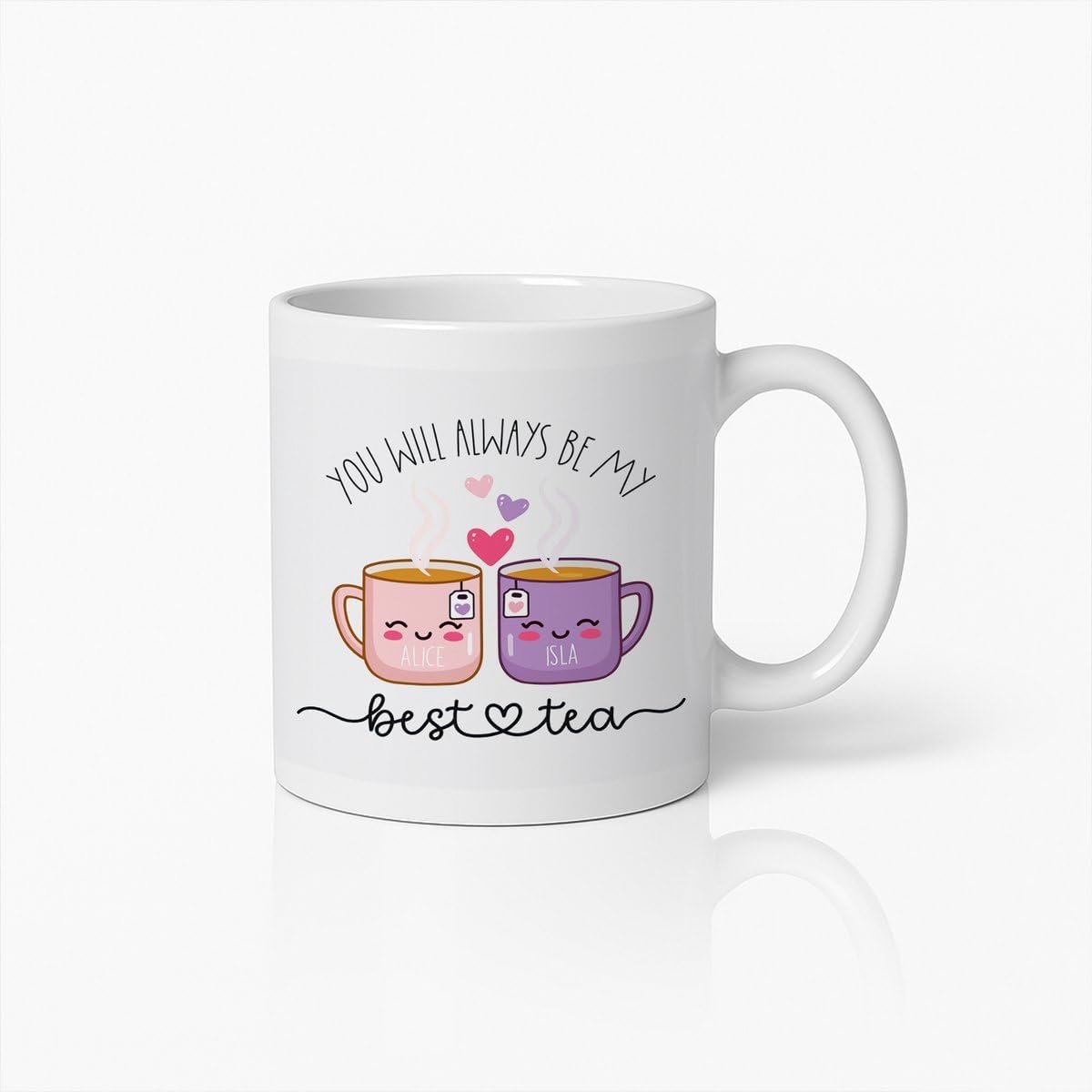 Persoonlijke Mok - Vriendschapsmok Cadeau - Koffie Momenten - Eigen Ontwerp Mogelijk - 330ml Inhoud - Wit