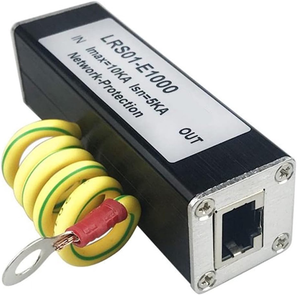 Netwerk Overspanningsbeveiliging - Gigabit Ethernet Protector - Bescherming Apparatuur - Snelle Energieopname - 12x6x4 cm