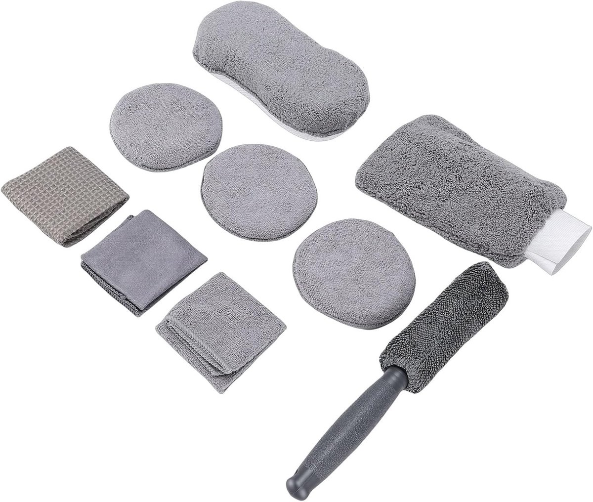 Auto Reinigingsset - Detailing Kit - Grondig Poetsen - 9 Delige Set - 33x25x6 cm
