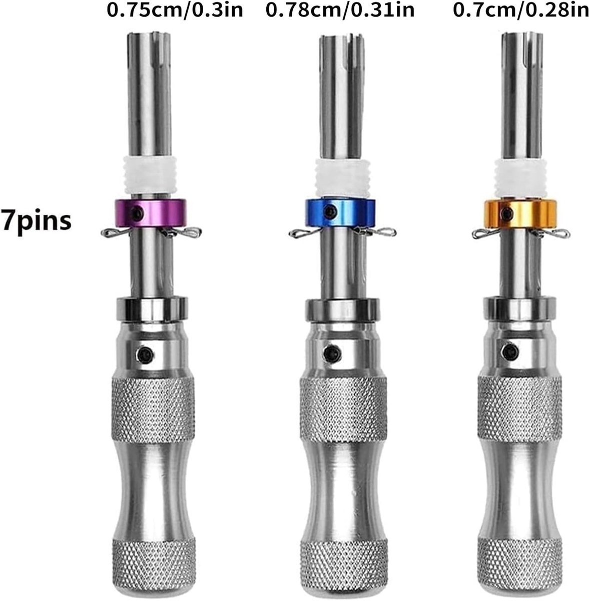 Slotenprik Set - Lockpicking Gereedschap - Slot Ontgrendelen - Transparant Oefenslot - 16x10x3 cm — cadeau in Hobby - foto 4